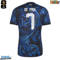 Argentina Rodrigo De Paul #7 Bortedrakt EM 2024 Kortermet